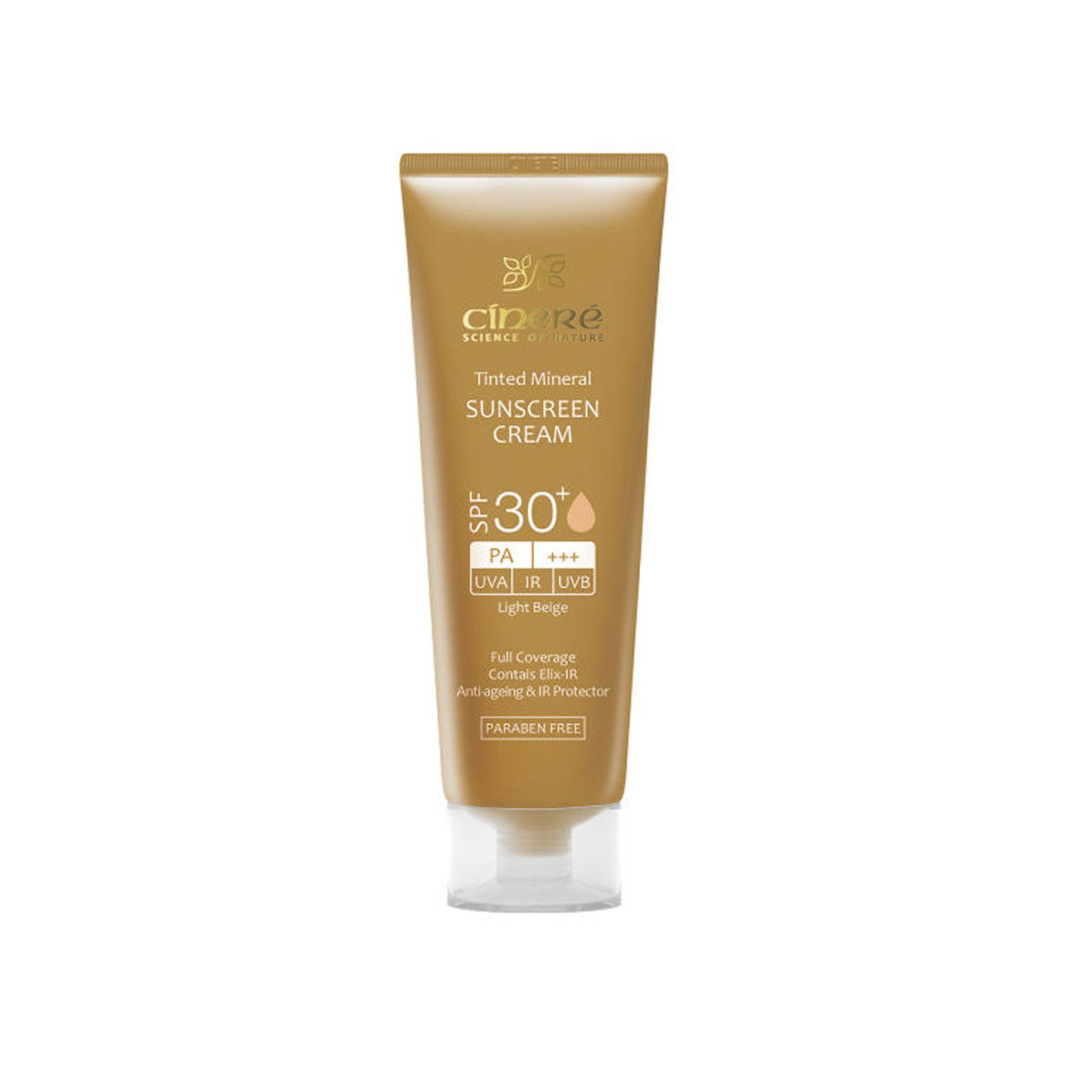 کرم ضد آفتاب فیزیکال سینره +SPF 30 حجم 50 میلی لیتر - بژ روشن