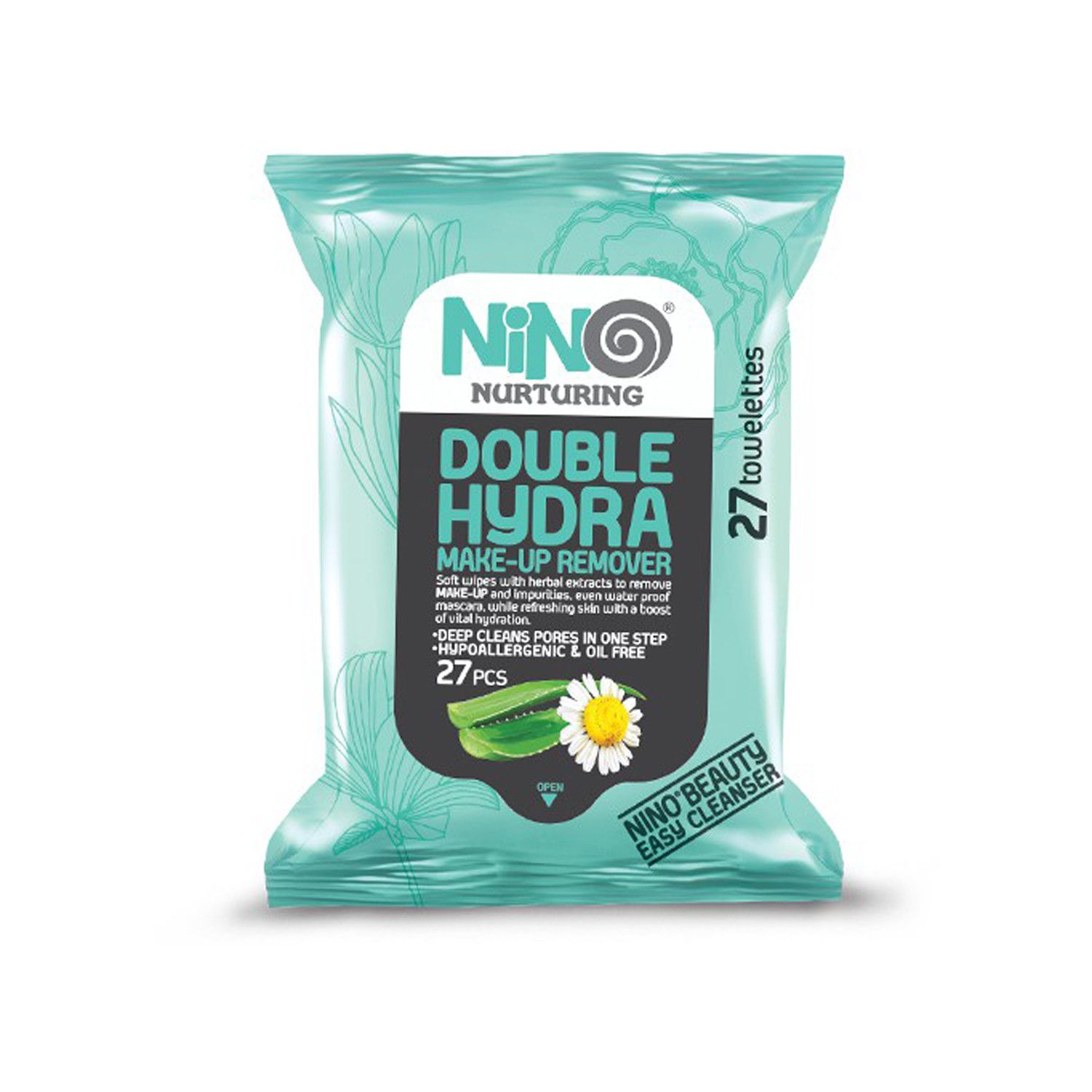 دستمال مرطوب نینو مدل Double Hydra بسته 27 عددی