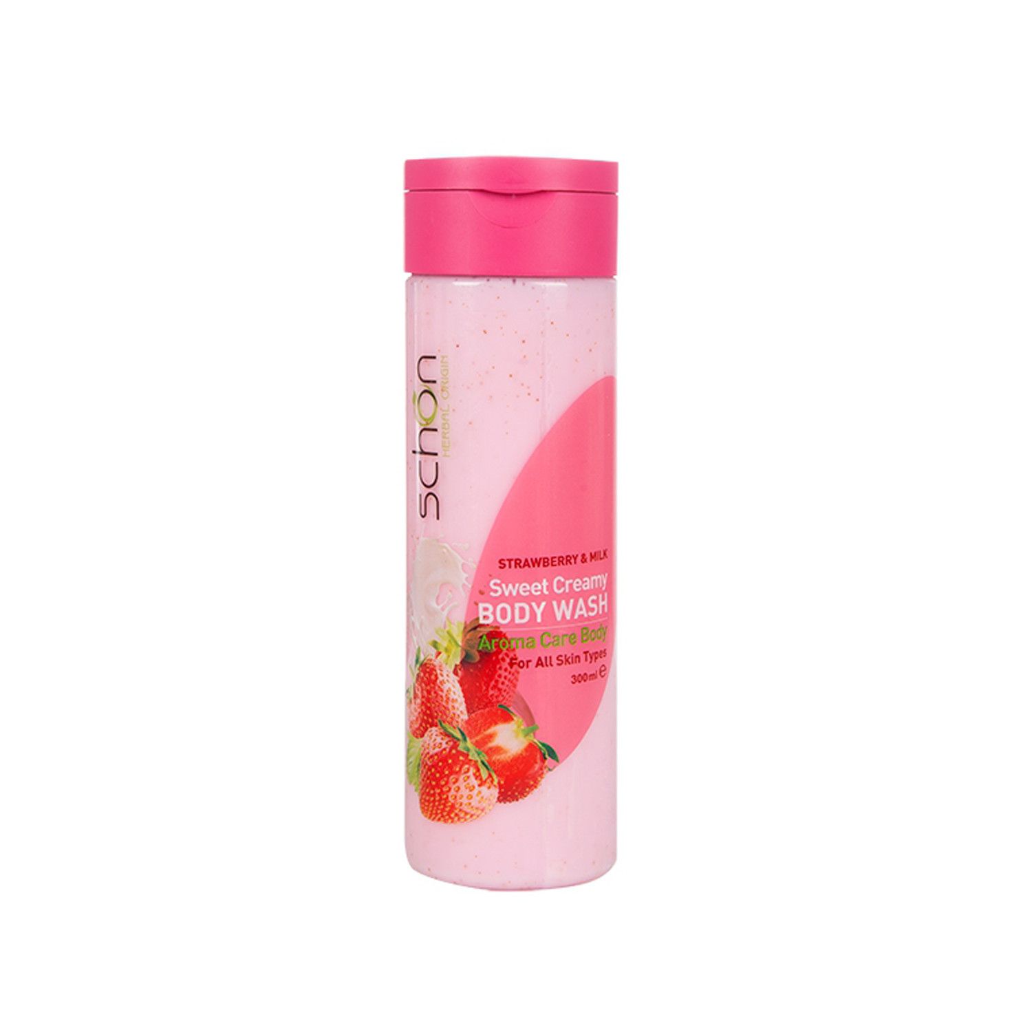 شامپو بدن شون مدل Strawberry And Milk حجم 300 میلی لیتر
