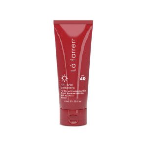 کرم ضد آفتاب و ضد لک فاقد چربی SPF 40 لافارر مناسب پوست چرب و مستعد آکنه حجم 40 میلی لیتر - بژ متوسط