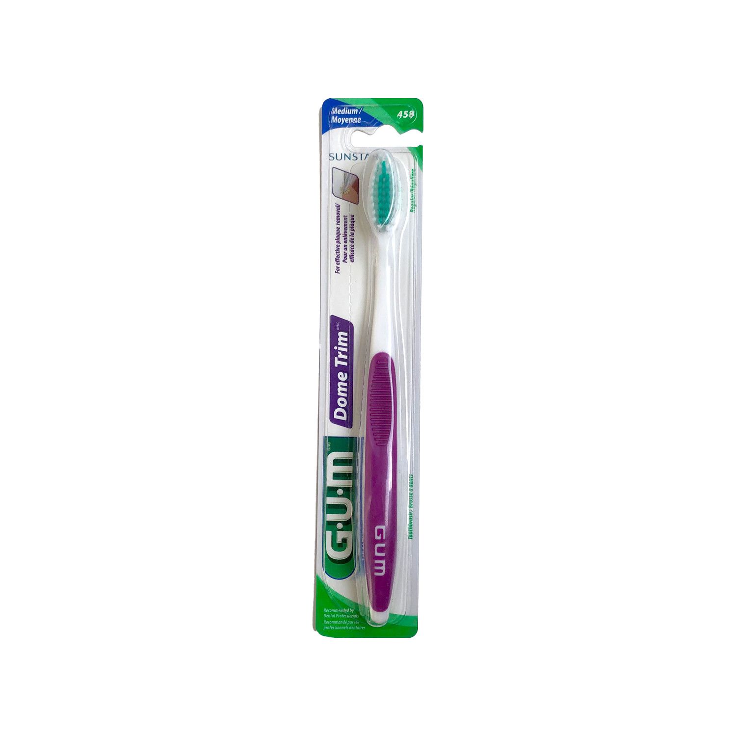 مسواک جی یو ام مدل Dome Trim با برس متوسط