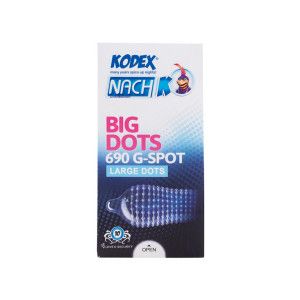 کاندوم کدکس مدل Big Dots بسته 12 عددی