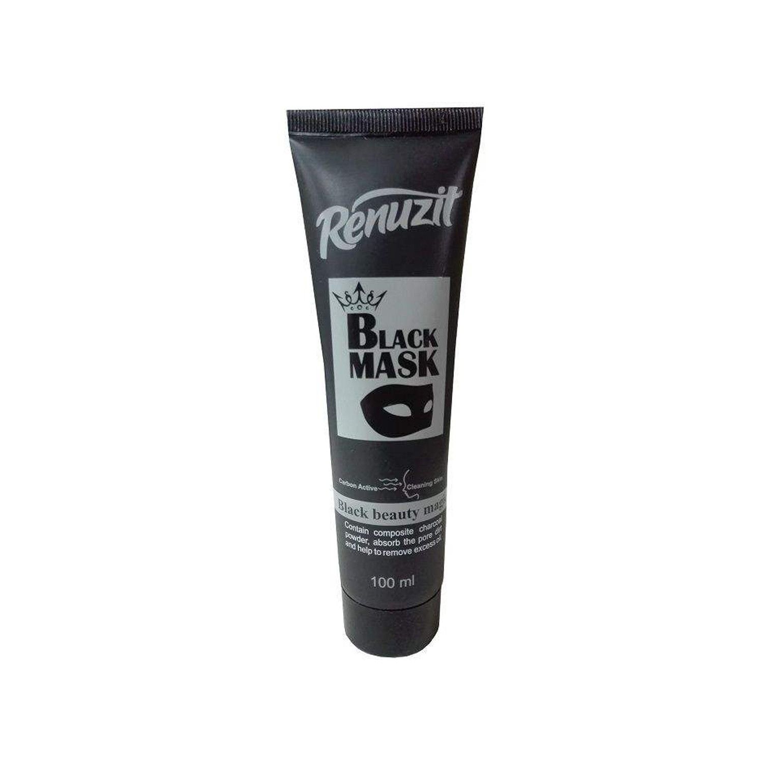 ماسک صورت رینوزیت مدل Black Mask حجم 100 میلی لیتر