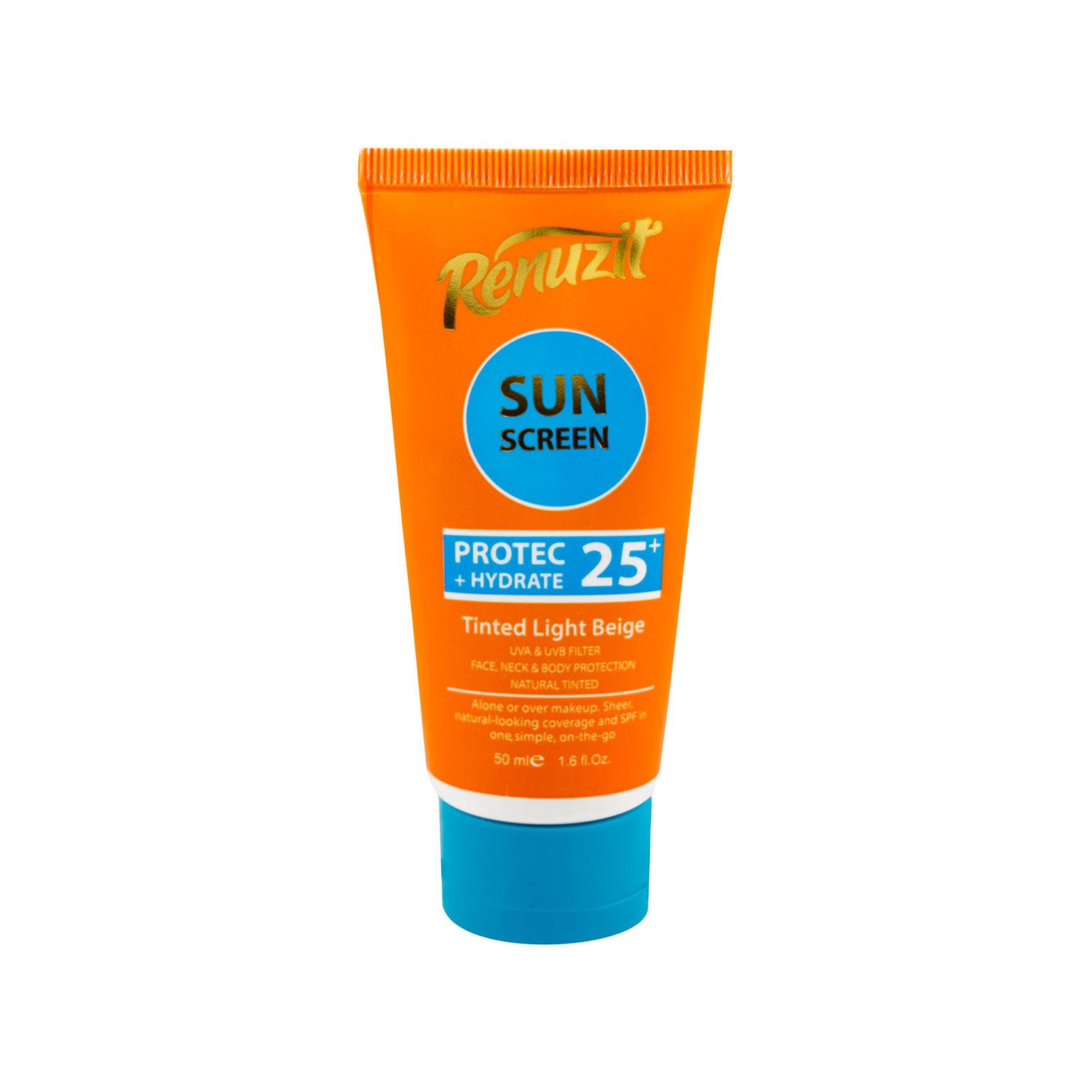 کرم ضد آفتاب رنگی رینوزیت مدل SPF 25 حجم 50 میلی لیتر - بژ روشن