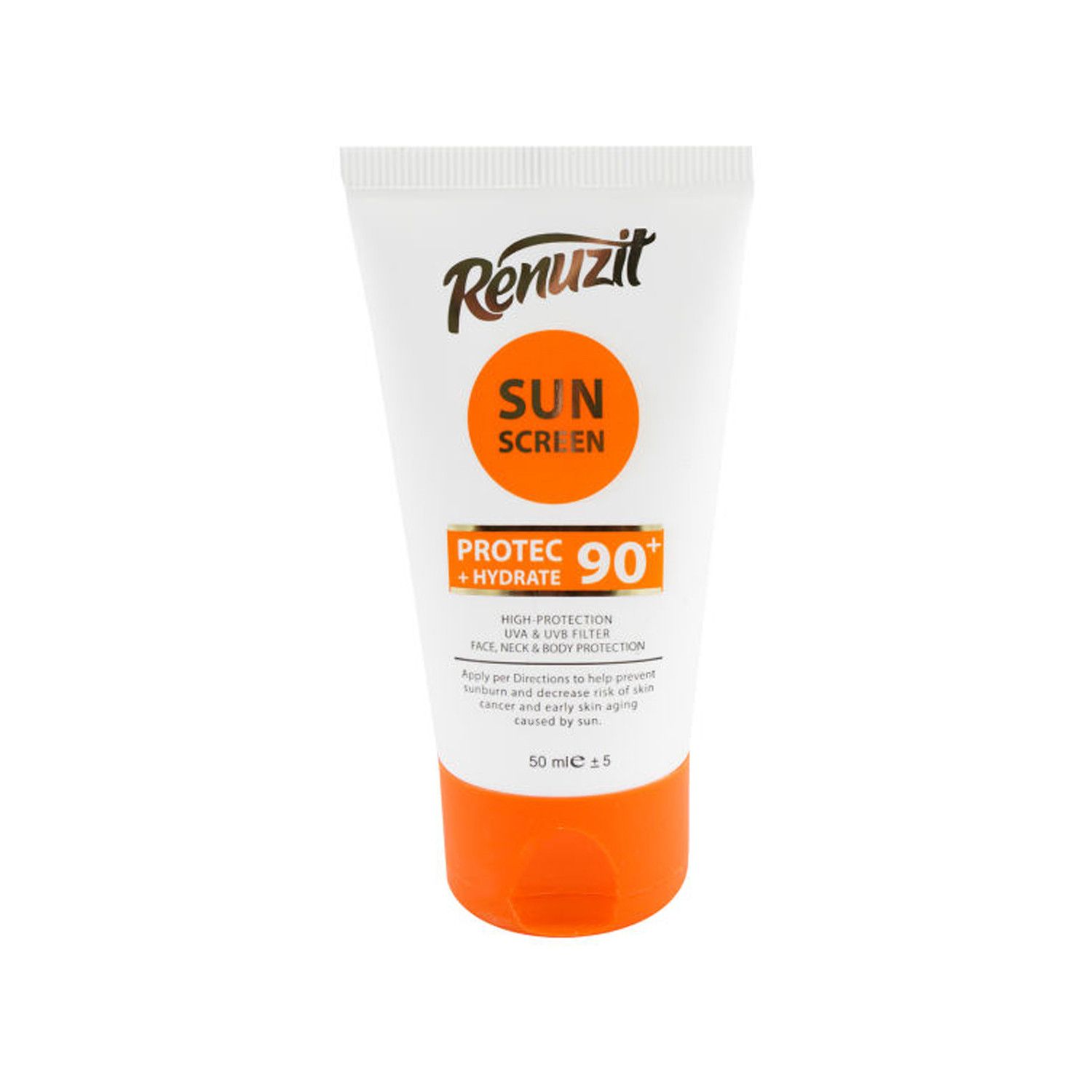 کرم ضد آفتاب رینوزیت مدل SPF 90 حجم 50 میلی لیتر - بی رنگ