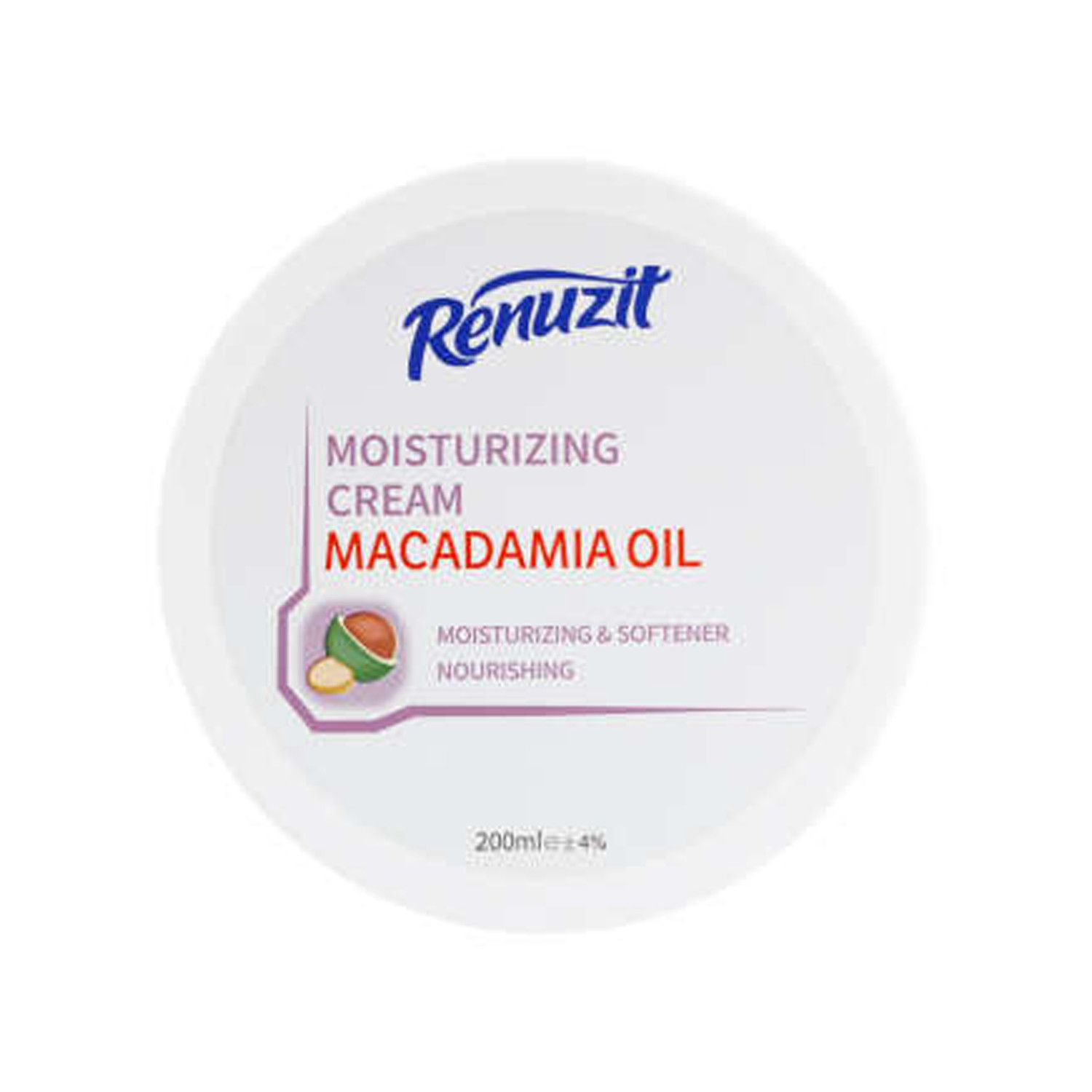 کرم مرطوب کننده رینوزیت مدل Macadamia Oil حجم 200 میلی لیتر