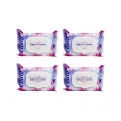 دستمال مرطوب چانف مدل Super Soft-X2 بسته 42 عددی مجموعه 4 عددی