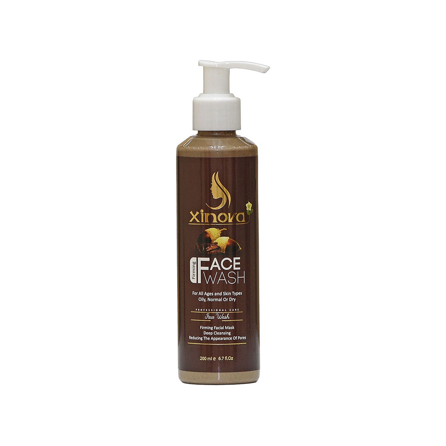 فیس ماسک صورت ژینووا مدل Oak Coffee حجم 200 میلی لیتر