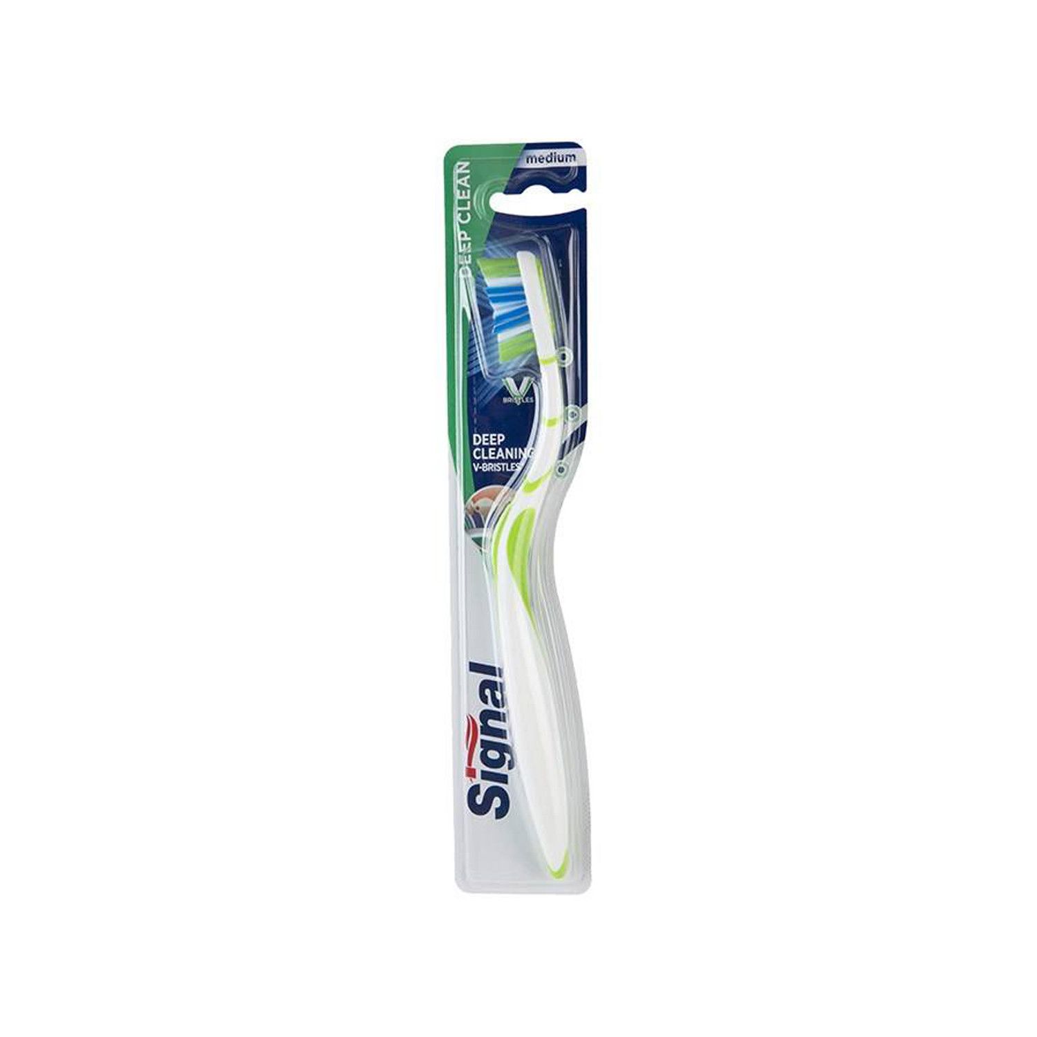 مسواک متوسط سیگنال مدل Deep Clean - سبز