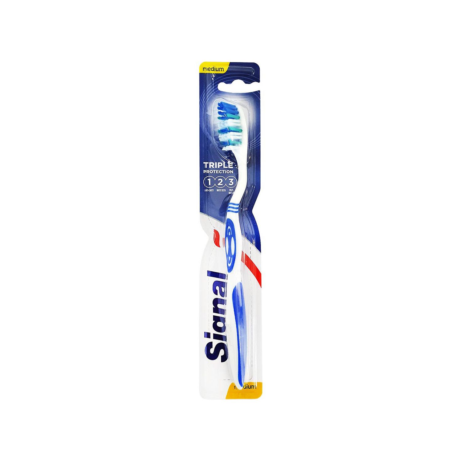 مسواک سیگنال مدل Triple Protection - آبی