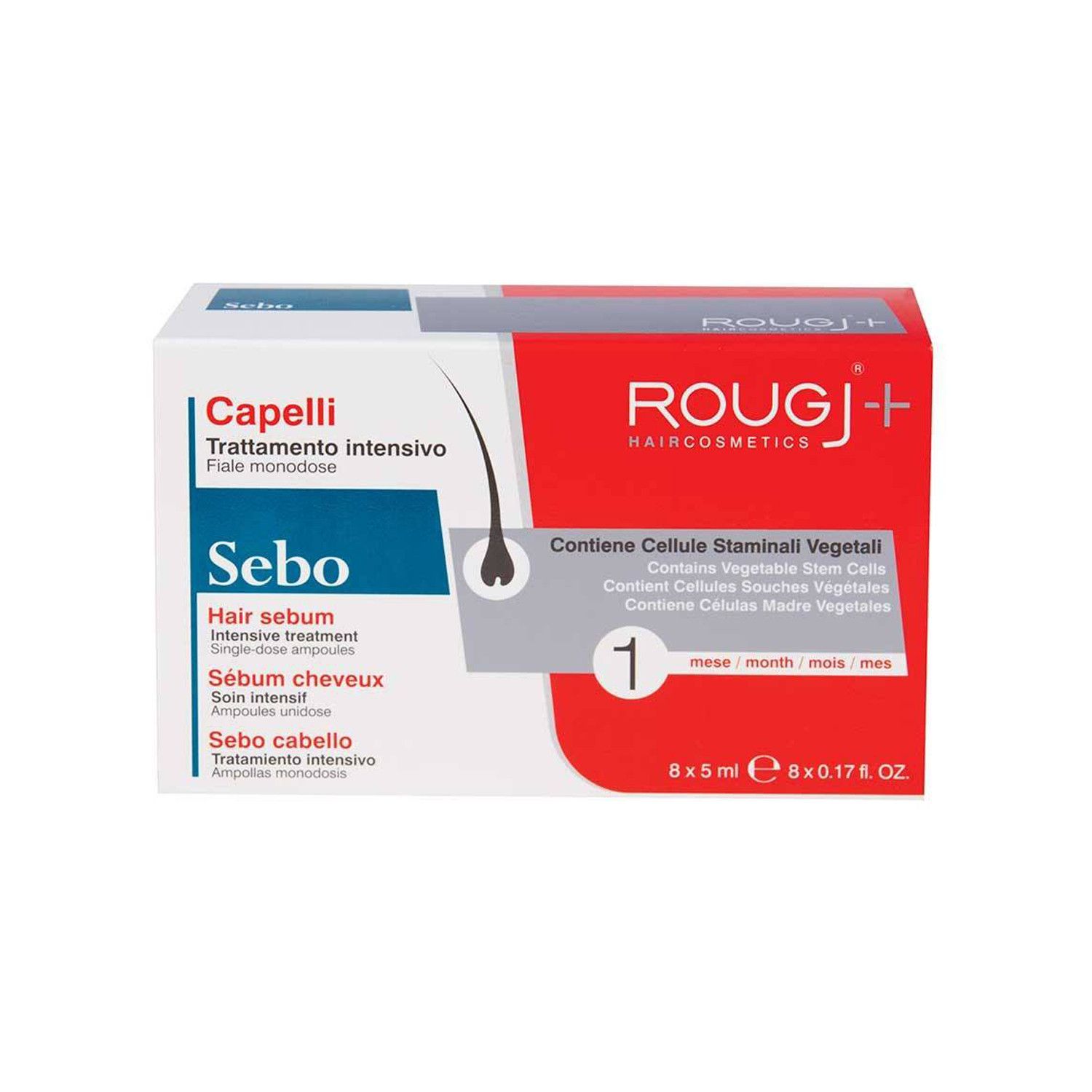 سرم سلول بنیادی تنظیم کننده ترشح چربی پوست سر روژی مدل Sebo