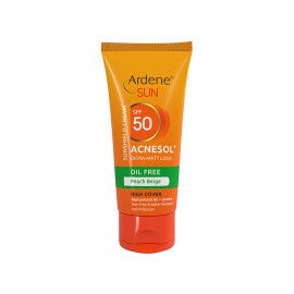 کرم ضد آفتاب فاقد چربی آردن مدل Acnesol SPF50 وزن 50 گرم - بژ هلویی