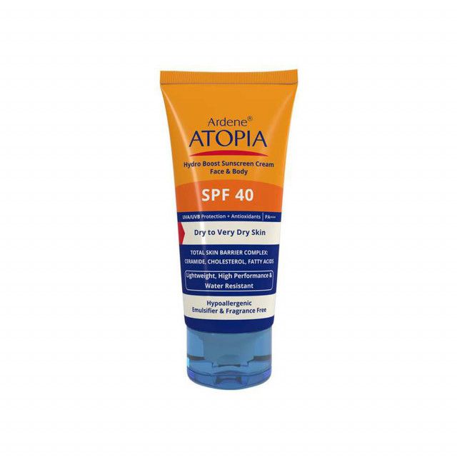 کرم ضد آفتاب آردن مدل Atopia SPF 40 مناسب پوست خشک حجم 50 میلی لیتر - بی رنگ
