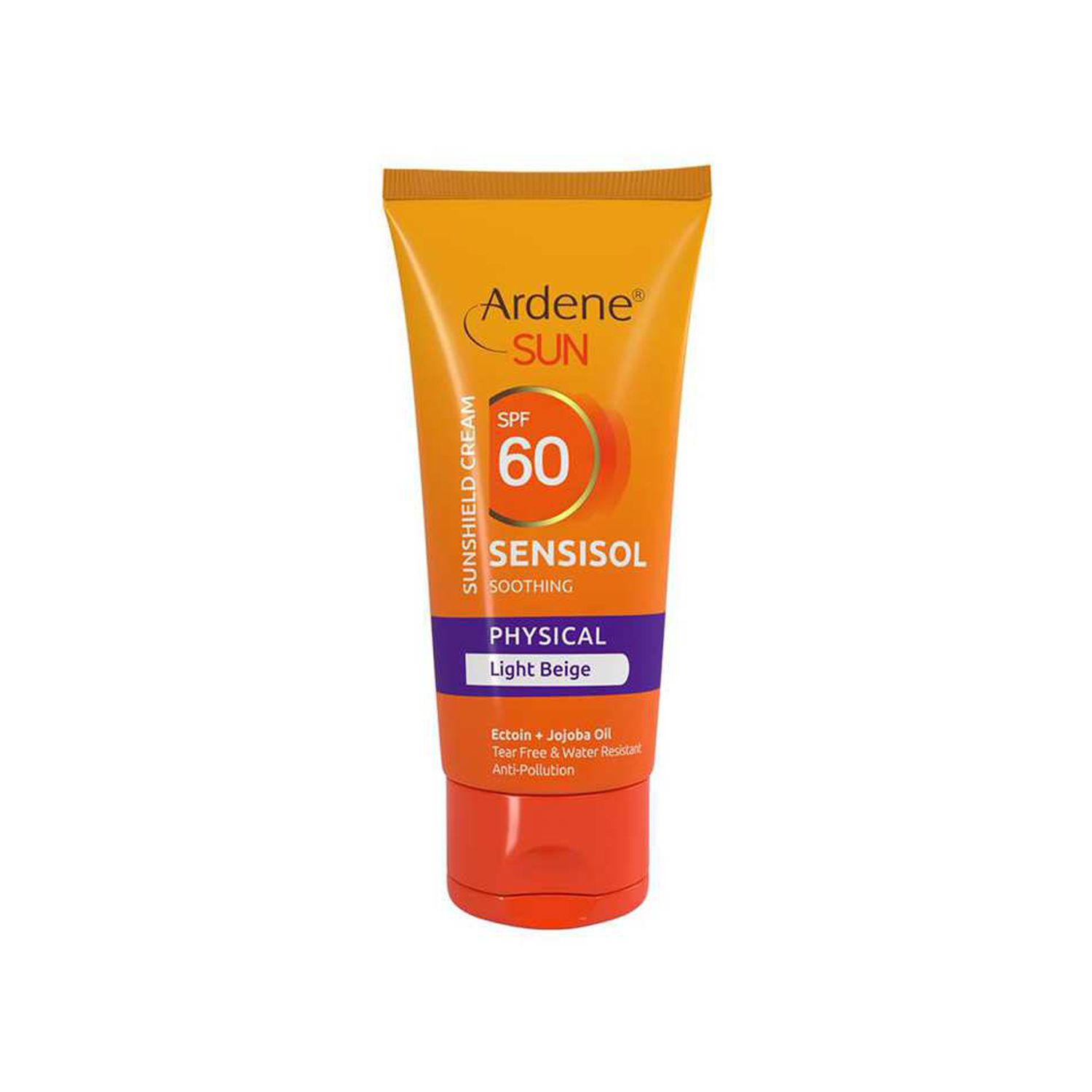 کرم ضد آفتاب آردن مدل Sensisol SPF 60 مناسب پوست حساس حجم 50 میلی لیتر - بژ روشن