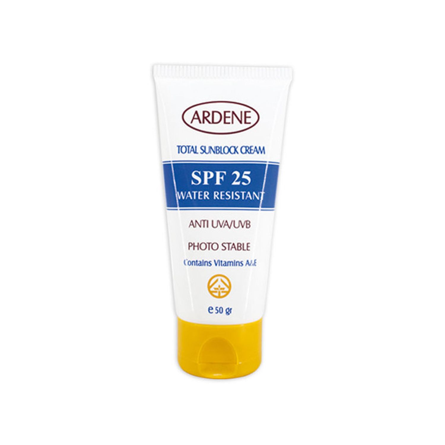 کرم ضد آفتاب آردن SPF25 مناسب پوست خشک و معمولی وزن 50 گرم