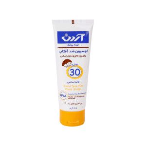 لوسیون ضد آفتاب SPF 30 آردن مناسب کودکان و پوست های حساس وزن 75 گرم