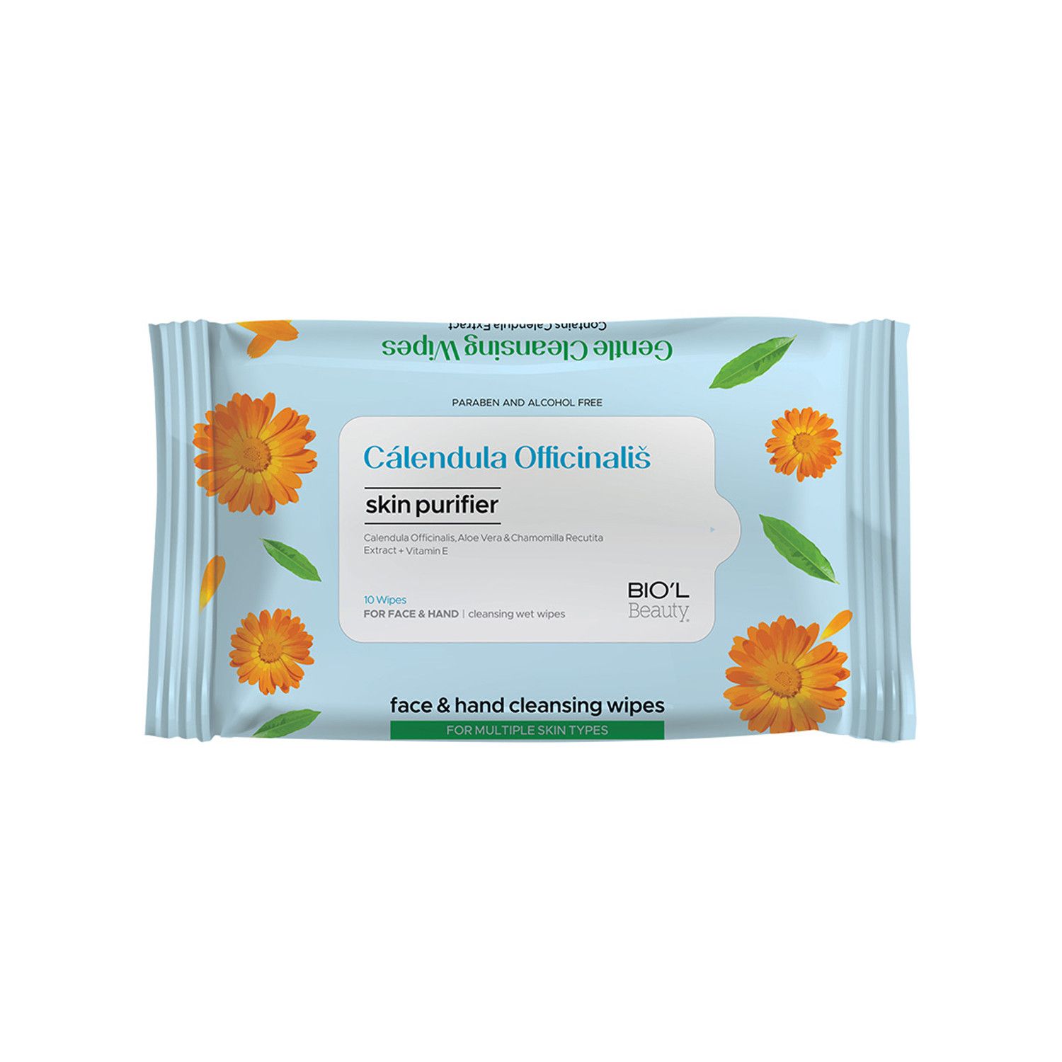 دستمال مرطوب بیول مدل Calendula بسته 10 عددی