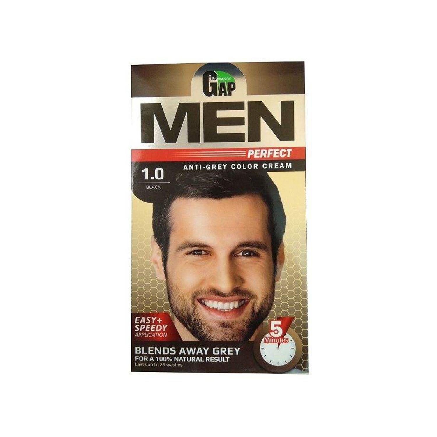 کیت رنگ مو مردانه گپ مدل Men Perfect شماره 1 حجم 50 میلی لیتر