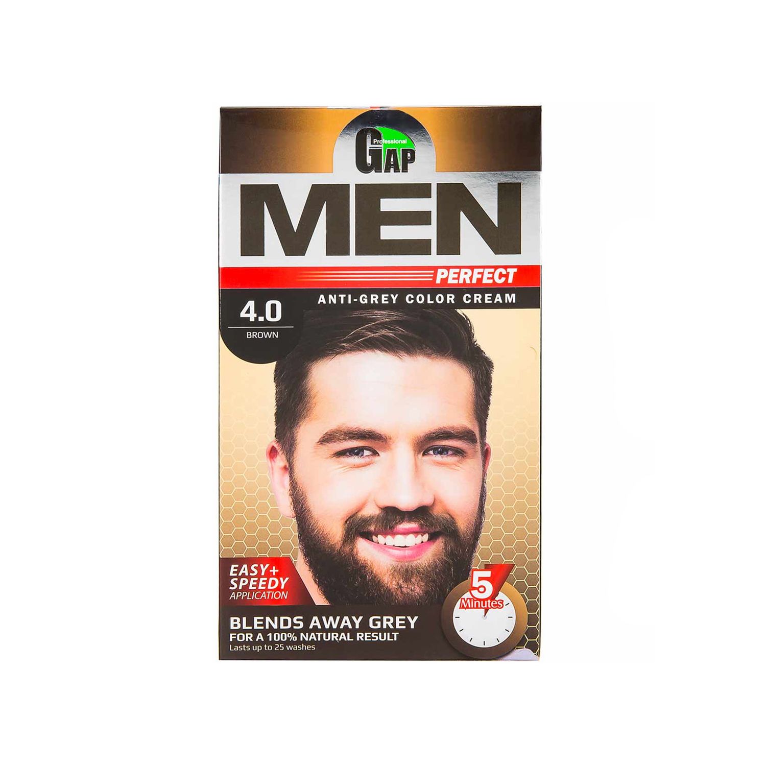 کیت رنگ مو مردانه گپ مدل Men Perfect شماره 4 حجم 50 میلی لیتر