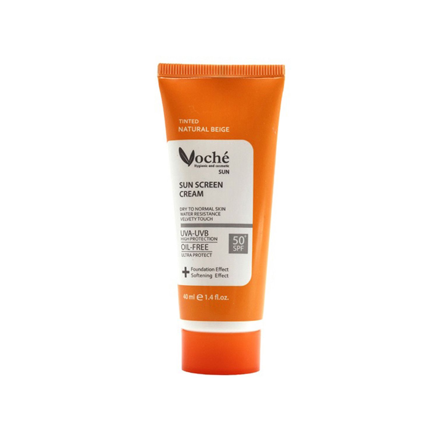 کرم ضد آفتاب وچه SPF 50 مناسب پوست های خشک و معمولی حجم 40 میلی لیتر - بژ طبیعی