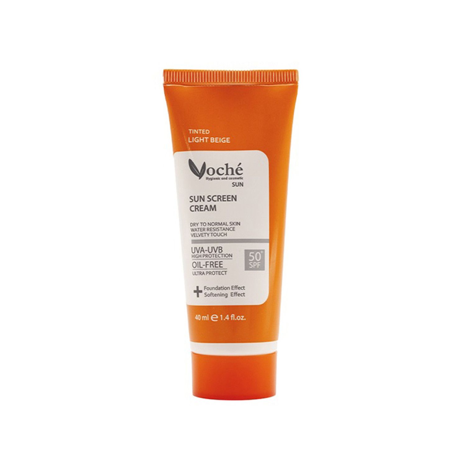کرم ضد آفتاب وچه SPF 50 مناسب پوست های خشک و معمولی حجم 40 میلی لیتر - بژ روشن