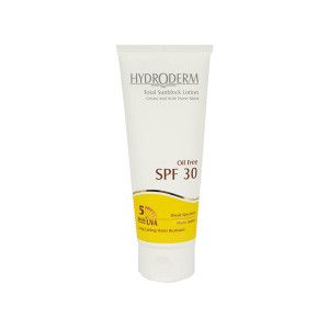 لوسیون ضد آفتاب فاقد چربی هیدرودرم مدل Greasy & Acne Prone Skins SPF30 حجم 75 میلی لیتر - بی رنگ