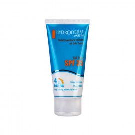 کرم ضد آفتاب فاقد چربی SPF35 مردانه هیدرودرم مناسب انواع پوست حجم 50 میلی لیتر - بی رنگ