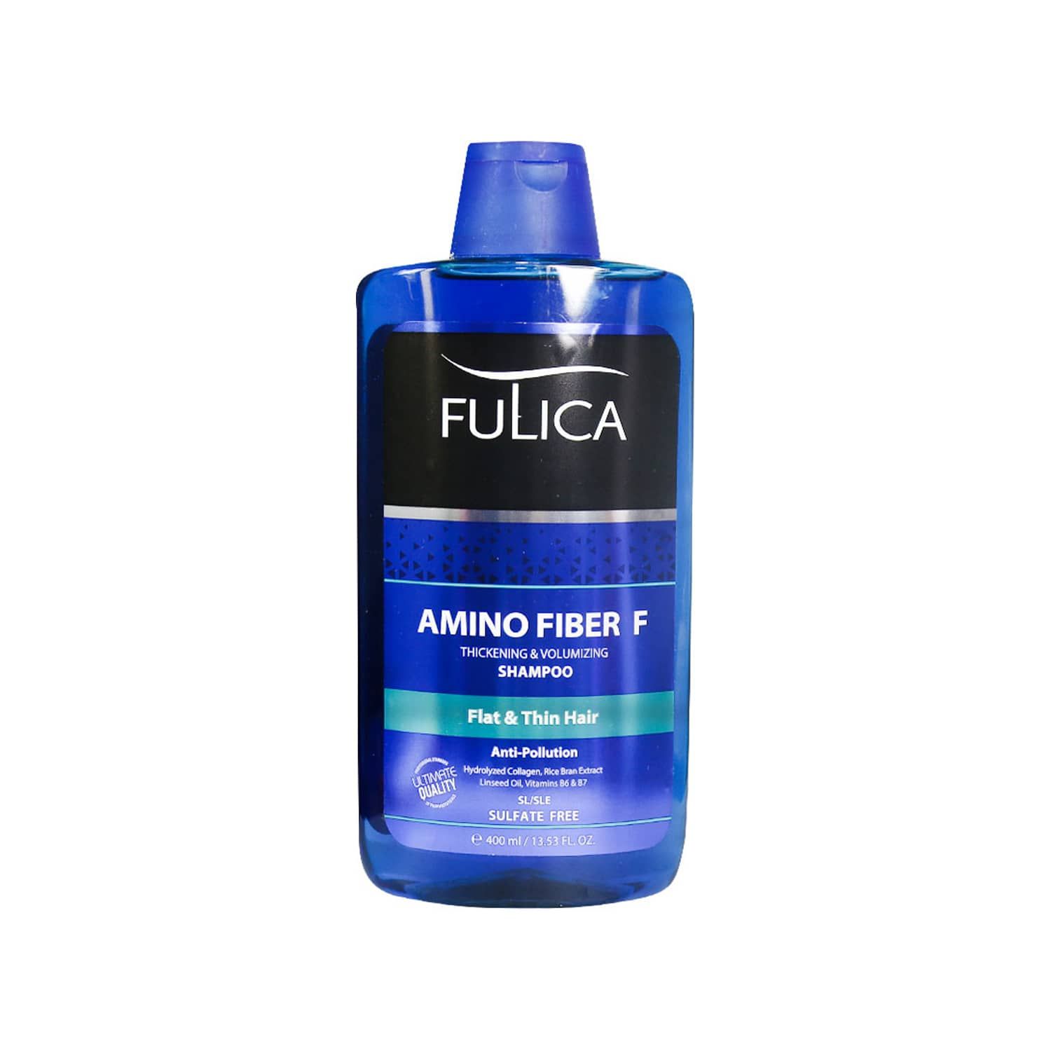 شامپو تقویت کننده و حجم دهنده مو فولیکا مدل Amino Fiber حجم 400 میلی لیتر