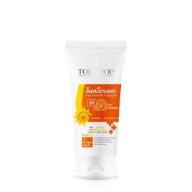 کرم ضد آفتاب تاپ شاپ مدل SPF 50 حجم 50 میلی لیتر - بی رنگ