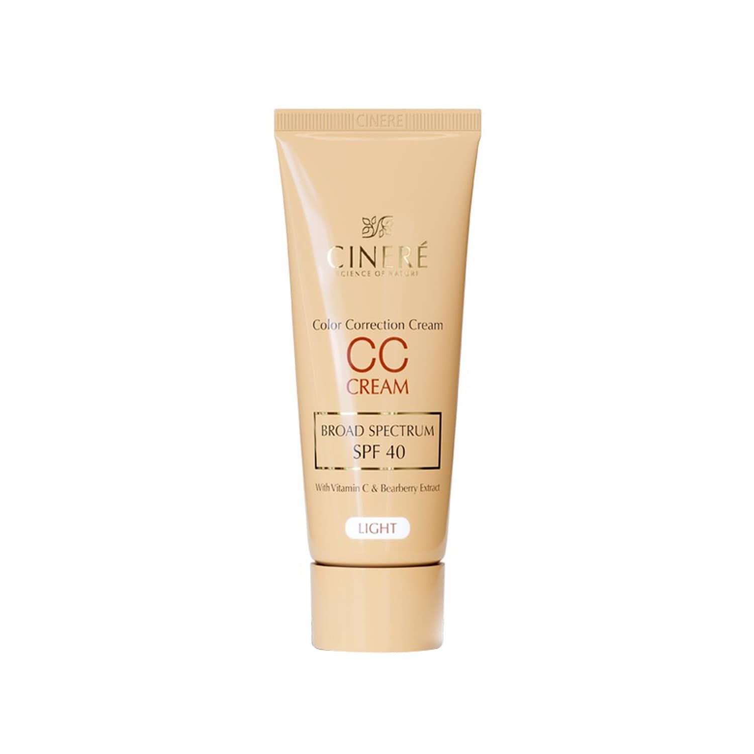 سی سی کرم سینره SPF 40 حجم 40 میلی لیتر - رنگ روشن