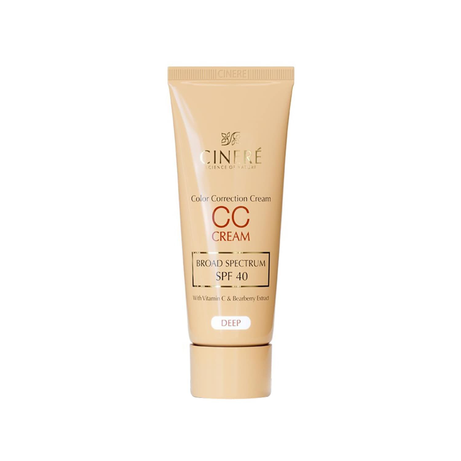 سی سی کرم سینره SPF 40 حجم 40 میلی لیتر - رنگ تیره