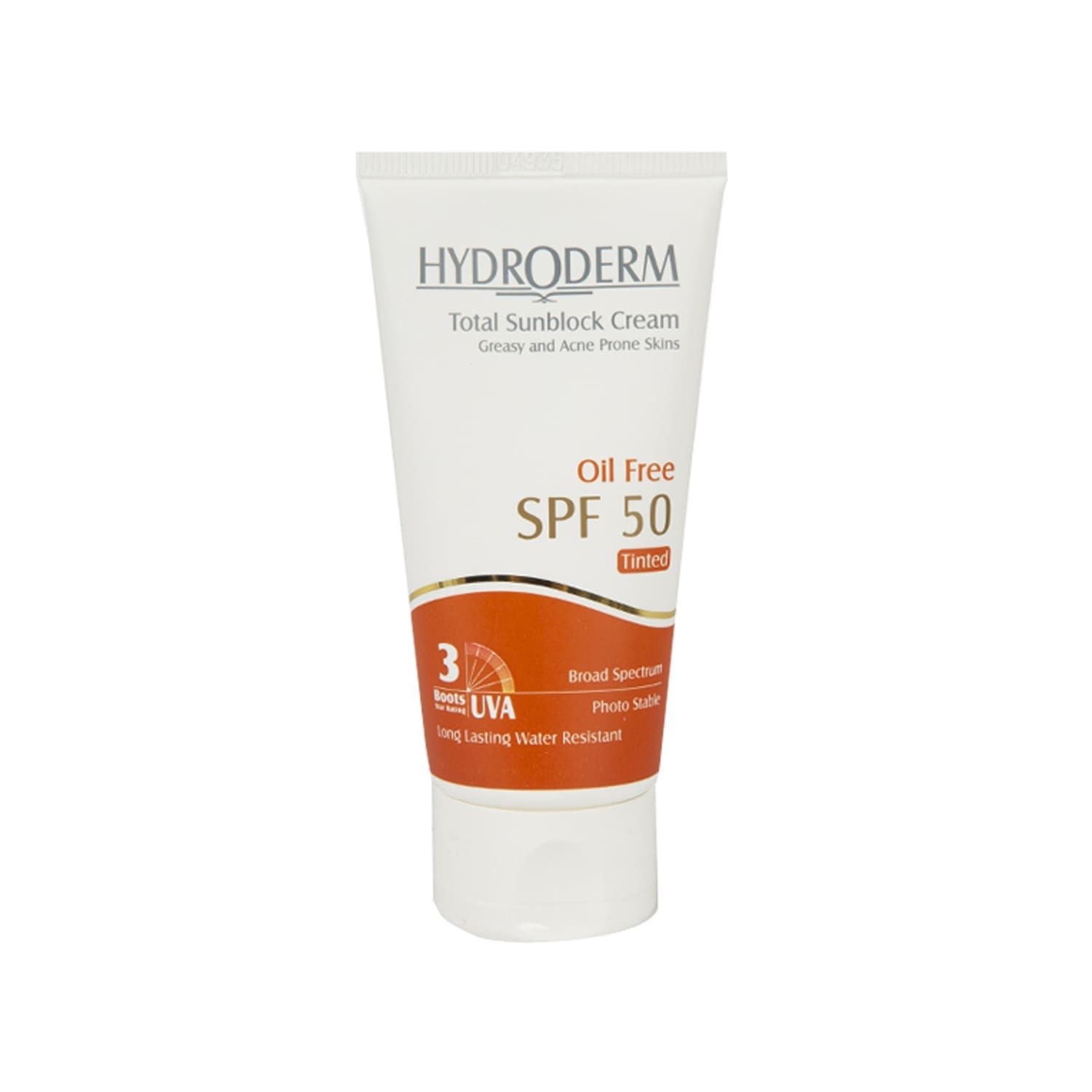 کرم ضد آفتاب فاقد چربی هیدرودرم SPF 50 مناسب پوست های چرب و جوشدار حجم 50 میلی لیتر - بژ متوسط