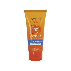 کرم ضد آفتاب آردن UV MAX SPF 100 حجم 50 میلی لیتر - بژ طبیعی