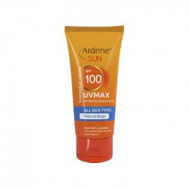 کرم ضد آفتاب آردن UV MAX SPF 100 حجم 50 میلی لیتر - بژ طبیعی