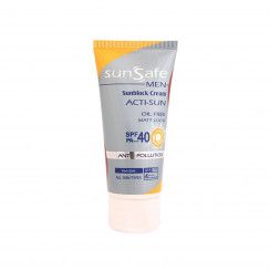 کرم ضد آفتاب آقایان سان سیف مدل Oil Free SPF 40 وزن 50 گرم