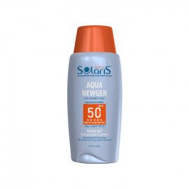 لوسیون واتر ژل ضد آفتاب سولاریس مدل آکوا نیوژن SPF 50 مناسب انواع پوست حجم 100 میلی لیتر - بی رنگ