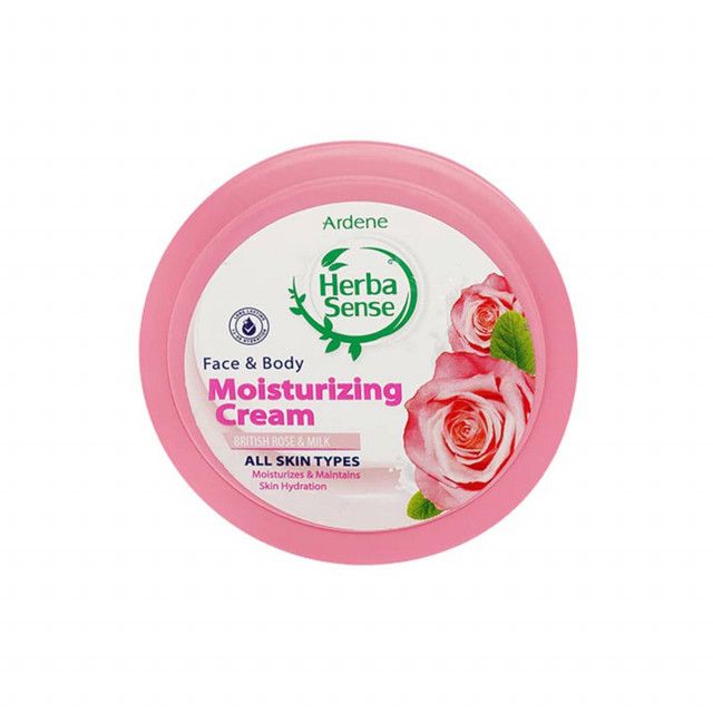 کرم مرطوب کننده آردن سری Herba Sense با رایحه رز و شیر وزن 150 گرم کرم مرطوب کننده آردن سری Herba Sense با رایحه رز و شیر وزن 150 گرم