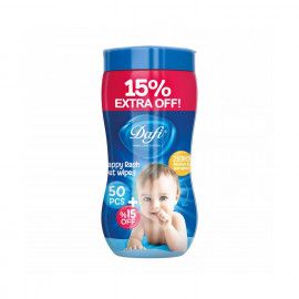 دستمال مرطوب پاک کننده کودک دافی مدل اکسترا بسته 50 عددی دستمال مرطوب پاک کننده کودک دافی مدل اکسترا بسته 50 عددی