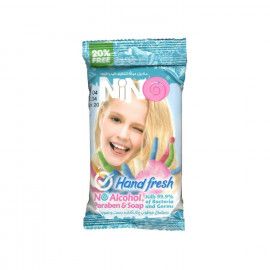 دستمال مرطوب پاک کننده دست و صورت نینو بسته 10 عددی دستمال مرطوب پاک کننده دست و صورت نینو بسته 10 عددی