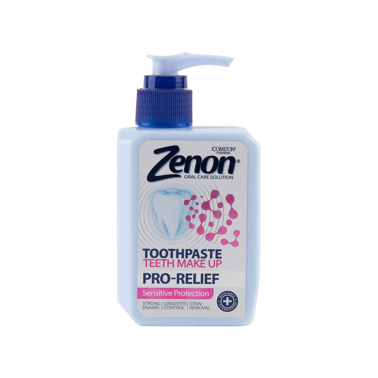 خمیر دندان پمپی زنون مناسب لثه های حساس مدل Pro Relief حجم 230 میلی لیتر
