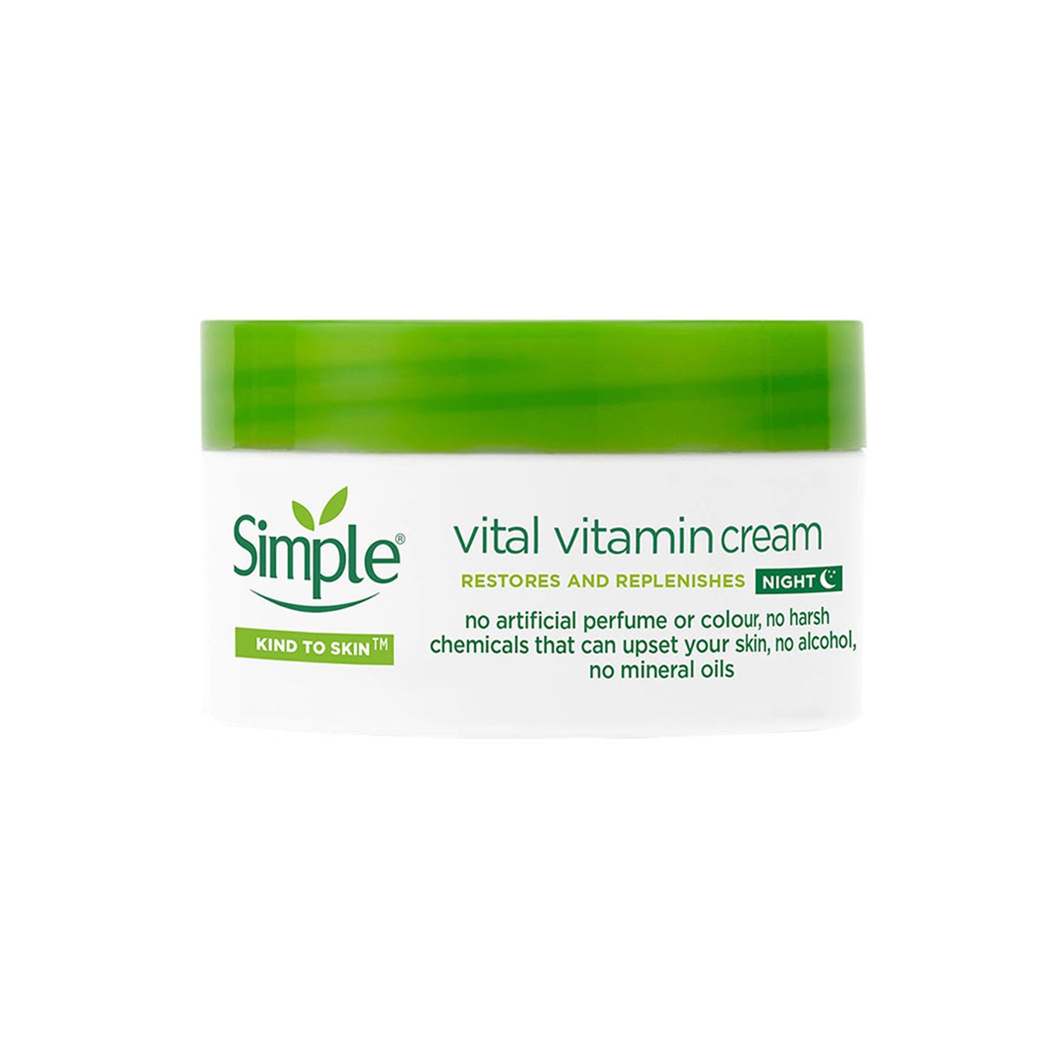 کرم ترمیم کننده شب سیمپل مدل Vital Vitamin حجم 50 میلی لیتر