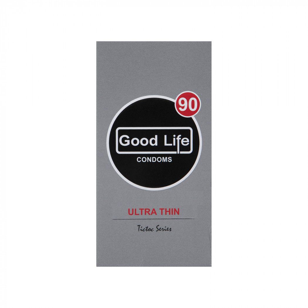 کاندوم گودلایف مدل Ultra Thin Anti Bacterial بسته 12 عددی
