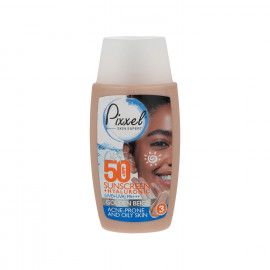 کرم ضد آفتاب پیکسل SPF 50 مناسب پوست های چرب، جوش دار و مختلط حجم 50 میلی لیتر - بژ طلایی