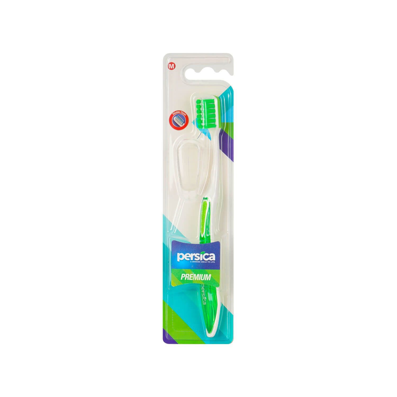 مسواک پرسیکا مدل Premium با برس متوسط کد P321 - سبز