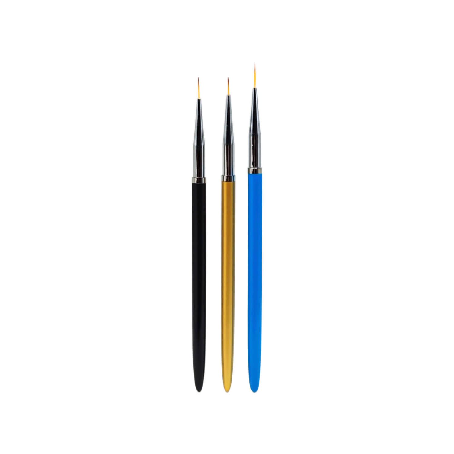 قلم طراحی ناخن بیوتی آرتیست مدل BA-2 بسته 3 عددی