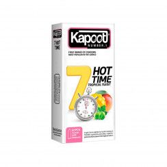 کاندوم کاپوت مدل 7Hot Time بسته 12 عددی