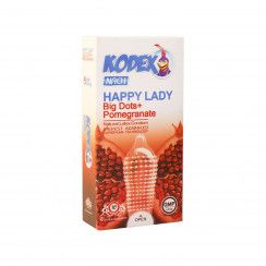 کاندوم خاردار کدکس مدل Happy Lady بسته 10 عددی