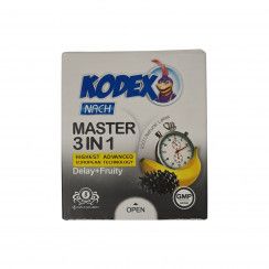 کاندوم کدکس مدل Master 3 in 1 بسته 3 عددی