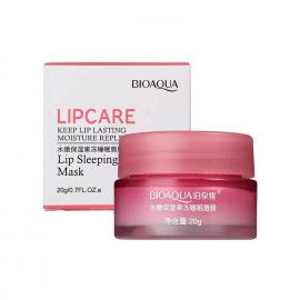 ماسک خواب لب بیوآکوا حاوی عصاره توت فرنگی وزن 20 گرم