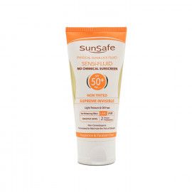 فلوئید ضد آفتاب فیزیکال فاقد چربی سان سیف SPF 50 حجم 50 میلی لیتر - بی رنگ